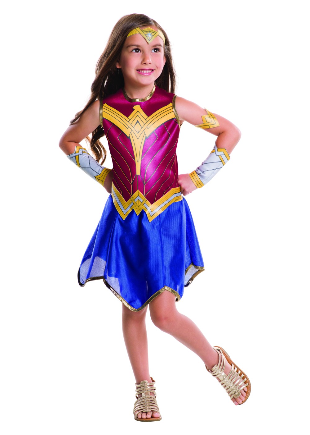 Kids Batman V Superman Wonder Woman Girls Costume